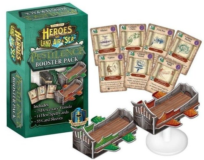 heroes of land air sea pestilence booster pack