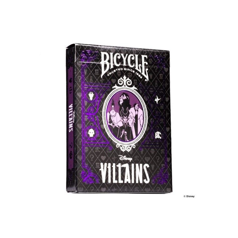 naipes baraja bicycle disney villains verdemorado