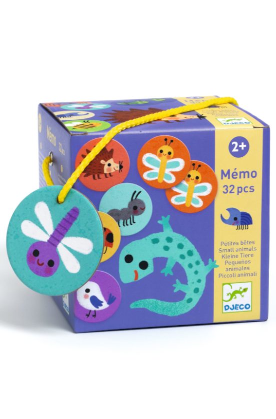 djeco educativos memo pequenos animales dj08254