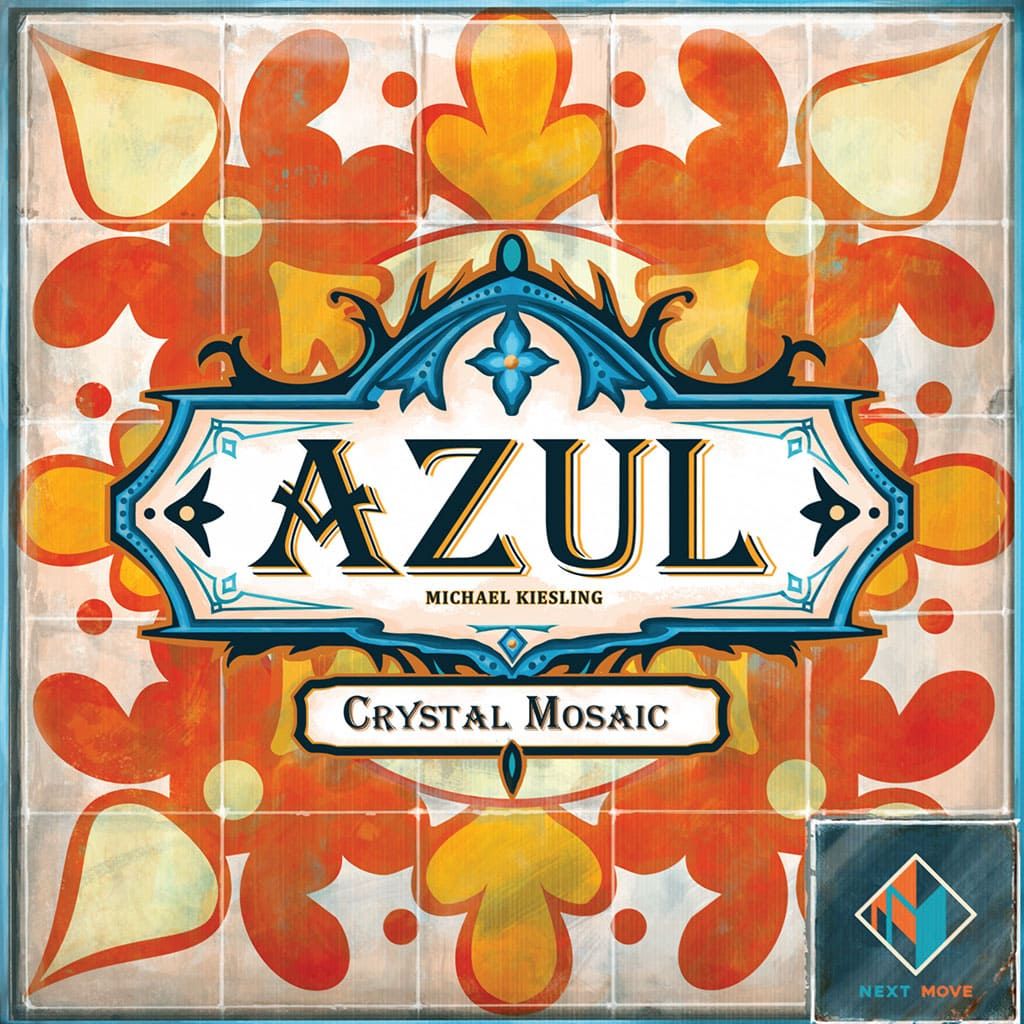 mosaico de cristal azul
