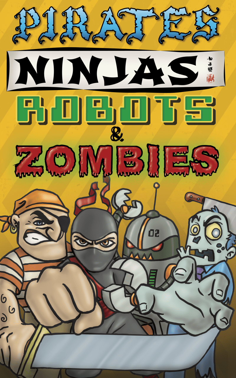 Piratas, Ninjas, Robots y Zombis