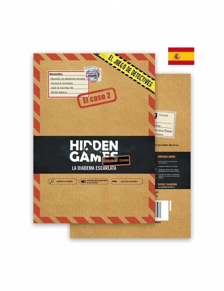 hidden games escena del crimen la diadema escarlata