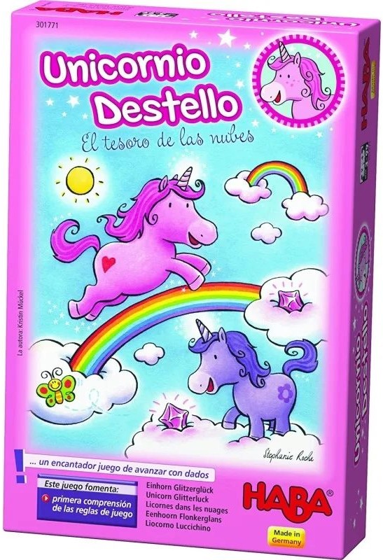 el unicornio destello el tesoro de las nubes