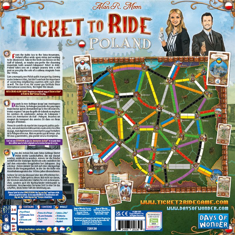 Ticket to Ride Map Collection 6½: Poland imagen 2