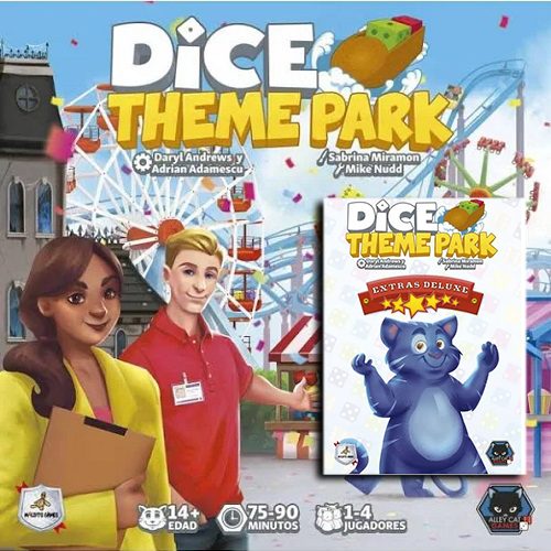 dice theme park componentes extras deluxe pack
