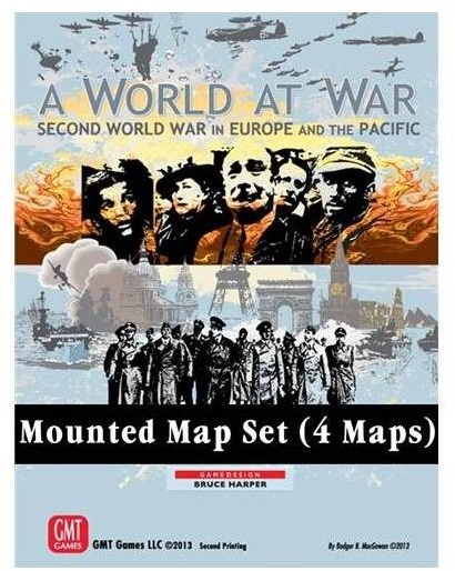 a world at war mounted maps