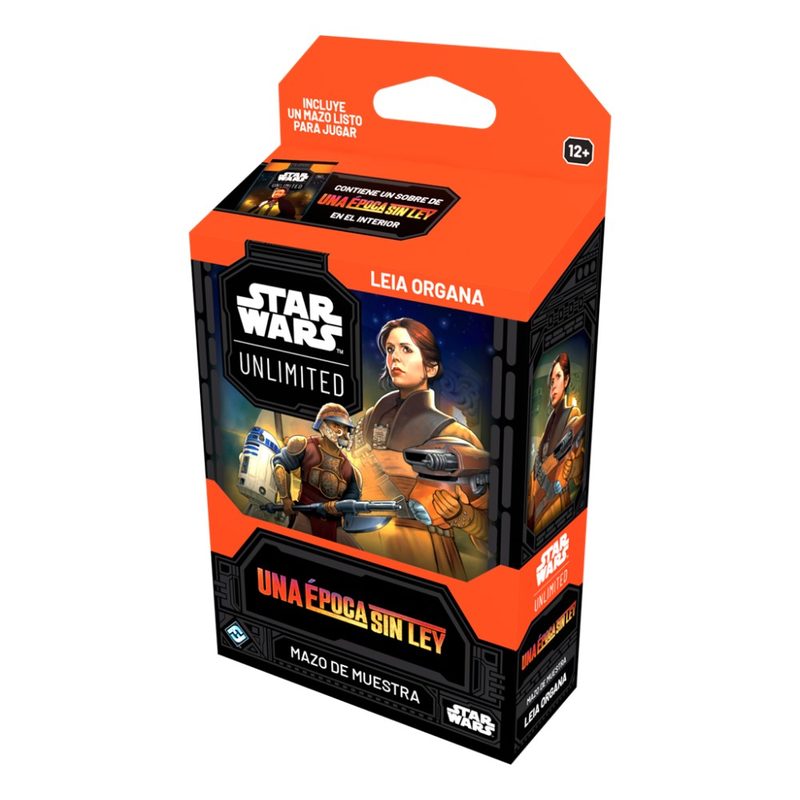 star wars unlimited una epoca sin ley mazo leia organa