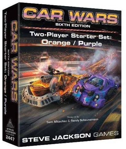car wars sixth edition two player starter set orangepurple