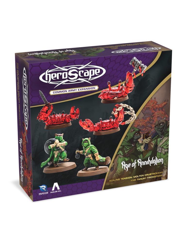 heroscape molten crustaceans tanuki tricksters common army
