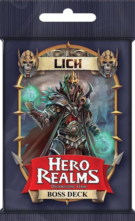 hero realms mazo de jefe liche
