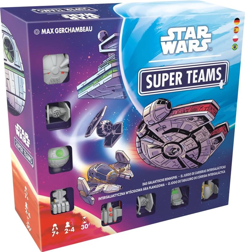 star wars super teams de estrategia embalaje deteriorado