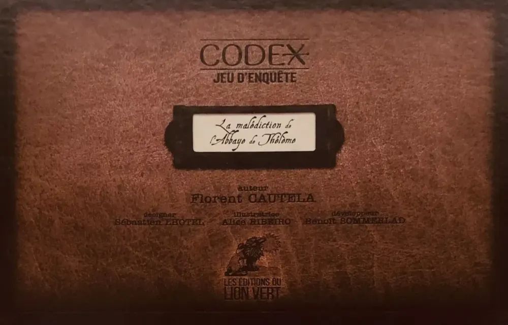 codex la malediction de labbaye de theleme