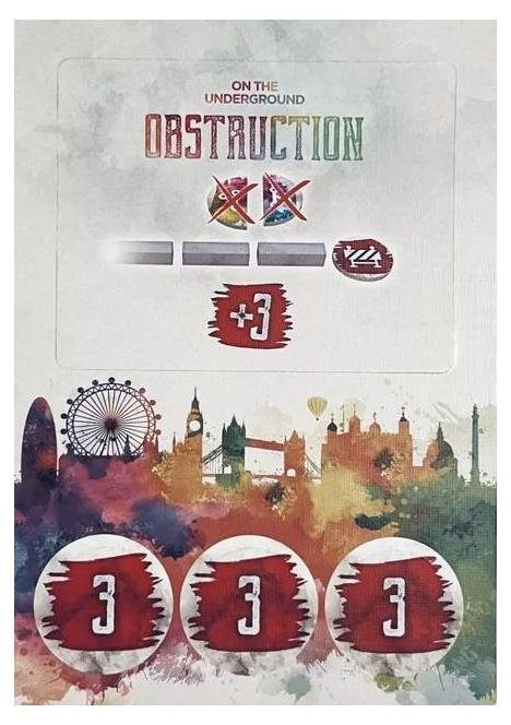 on the underground obstruction