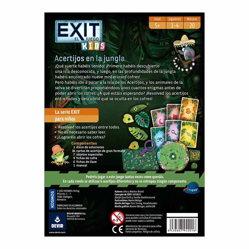 EXIT: The Game – Kids: Jungle of Riddles