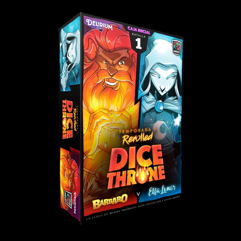 Dice Throne: Season One Rerolled – Battle 1:  Barbarian v. Moon Elf