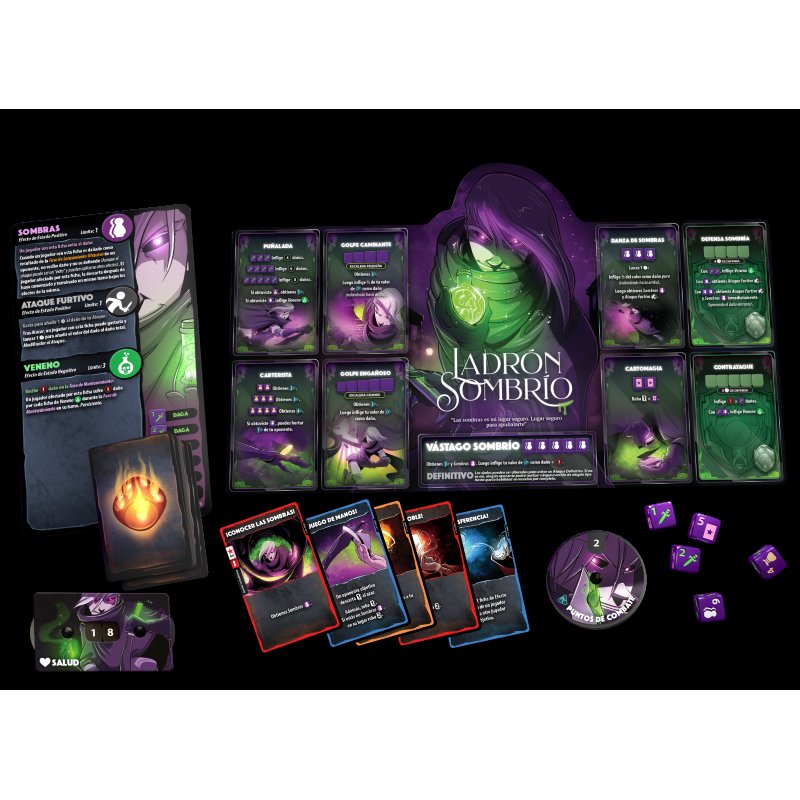Dice Throne: Season One ReRolled – Pyromancer v. Shadow Thief imagen 2