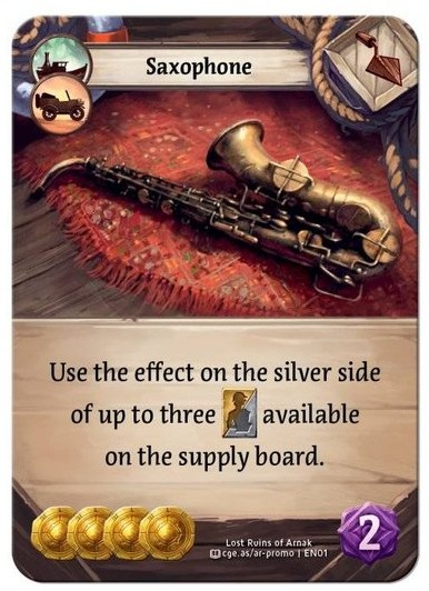 Lost Ruins of Arnak: Saxophone Promo Card