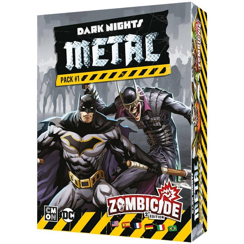 Zombicide 2ª Edición - Pack Metal Oscuro 1