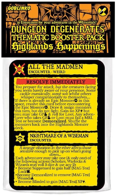 Dungeon Degenerates: Highlands Happenings
