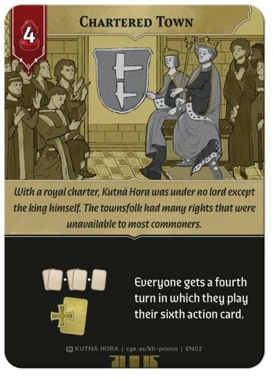 Kutná Hora: The City of Silver – Chartered Town Promo Card