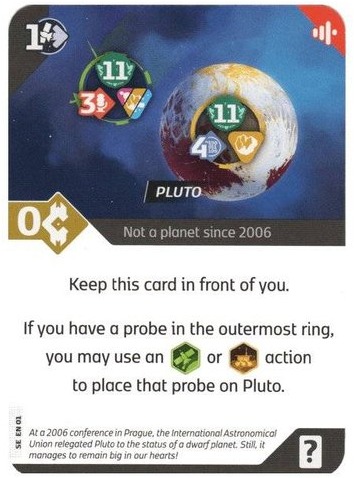 SETI: Search for Extraterrestrial Intelligence – Pluto Promo Card