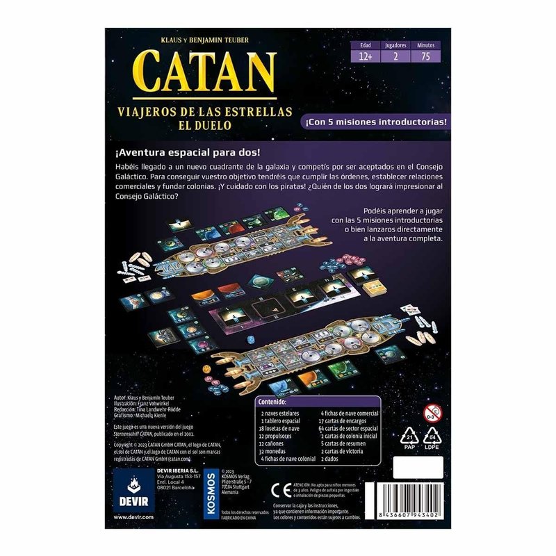 Catan Viajeros de las Estrellas Duelo imagen 4