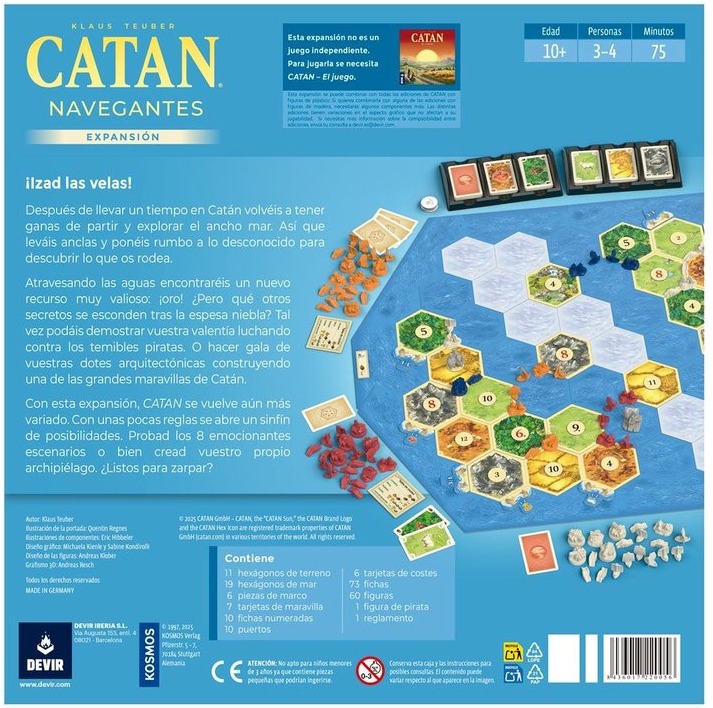 Catan: Navegantes 5-6 Jugadores