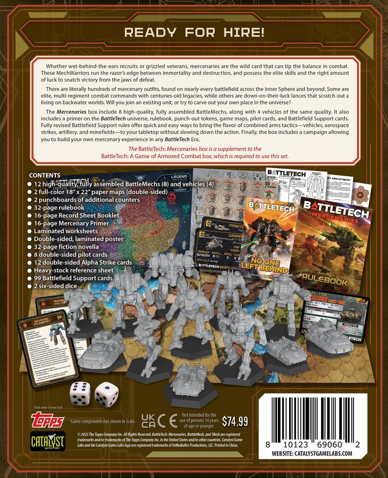 Battletech: Mercenaries Box Set