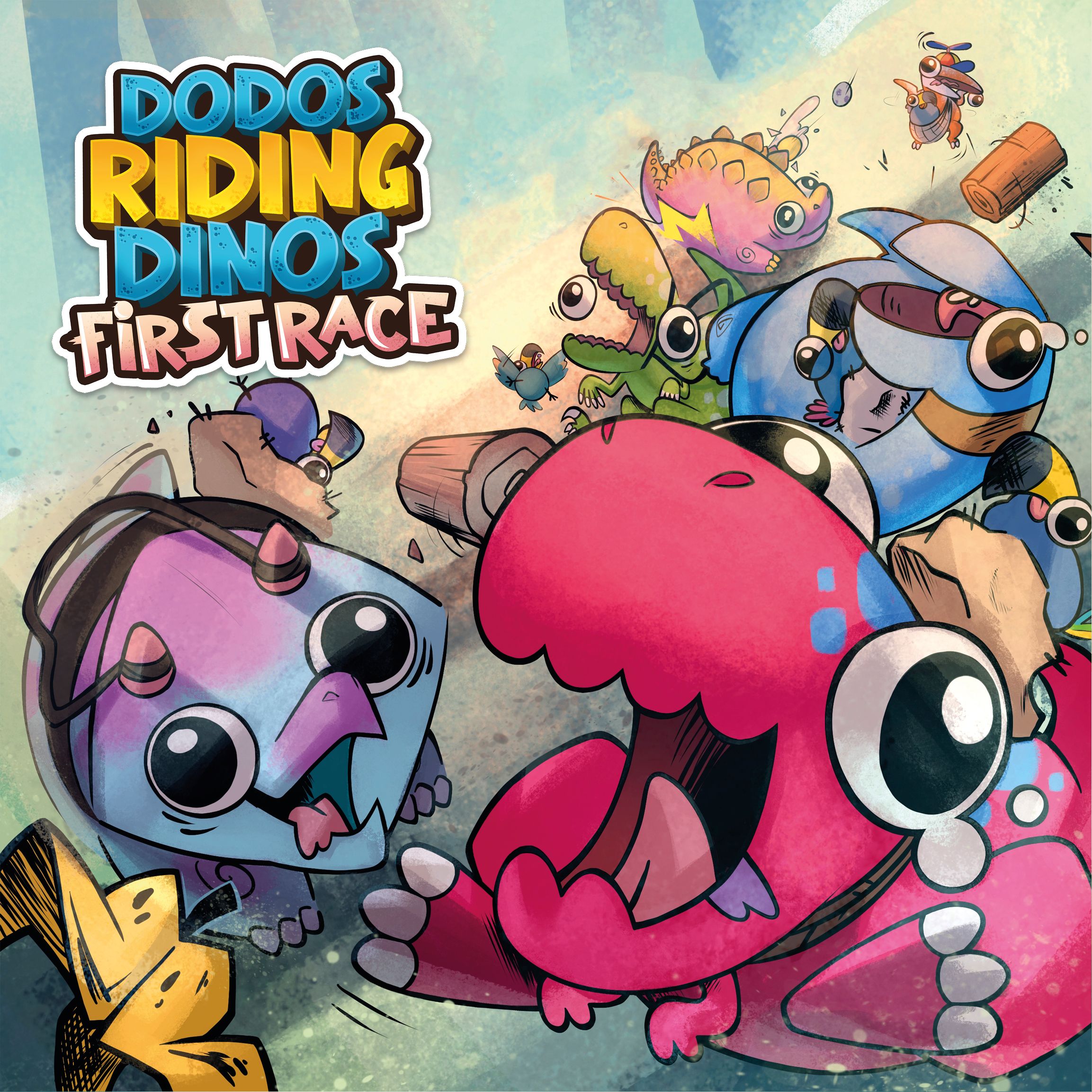 first race dodos riding dinos