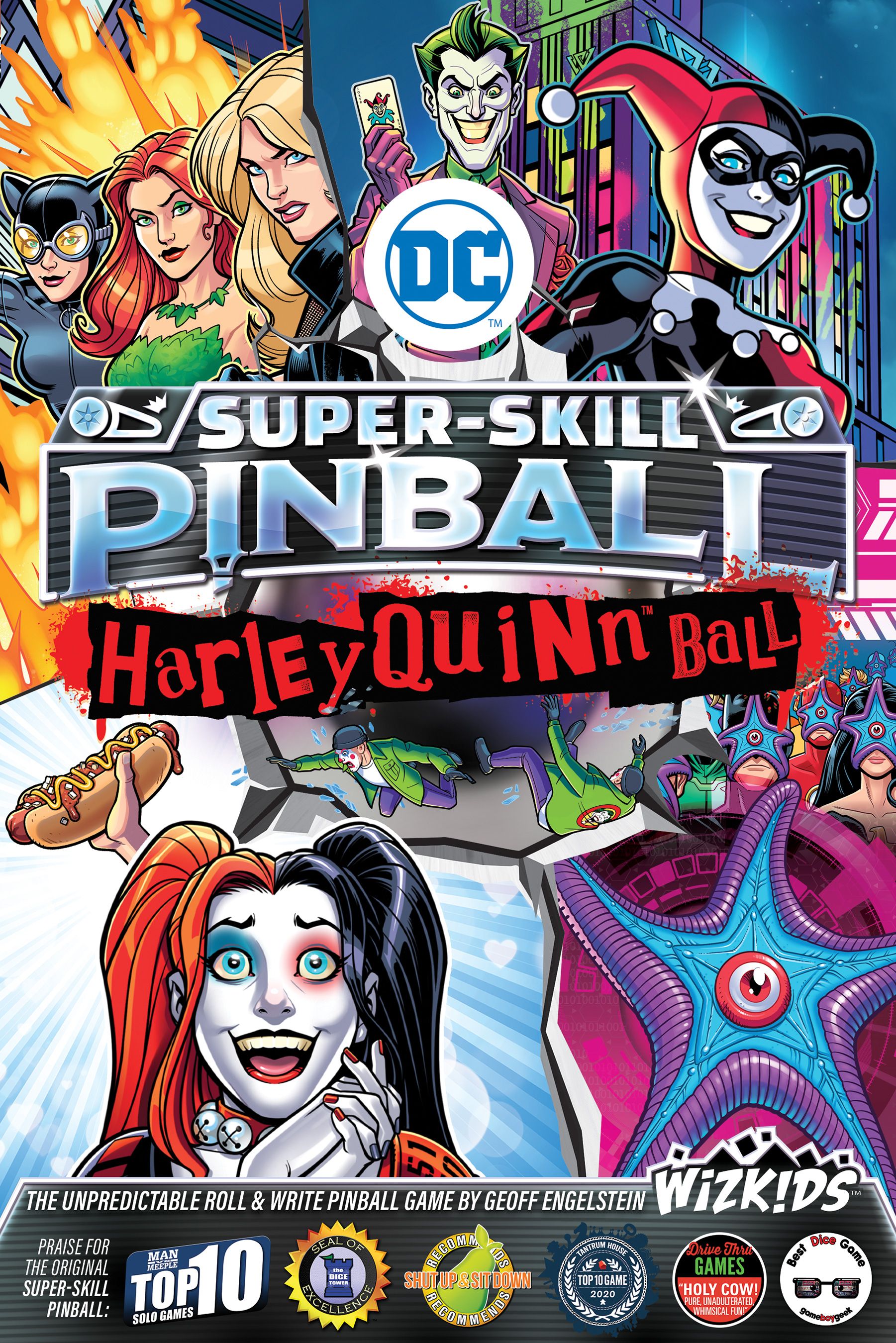 super skill pinball harley quinn ball