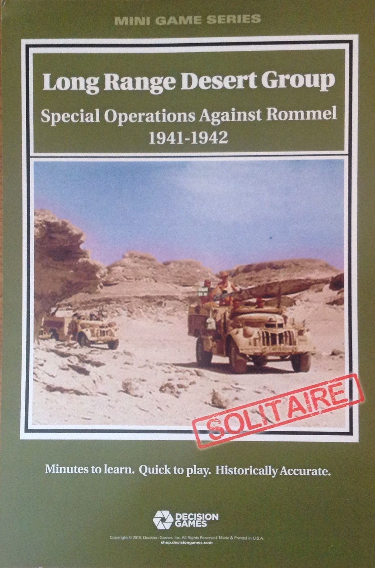 Long Range Desert Group: Special Operations Against Rommel