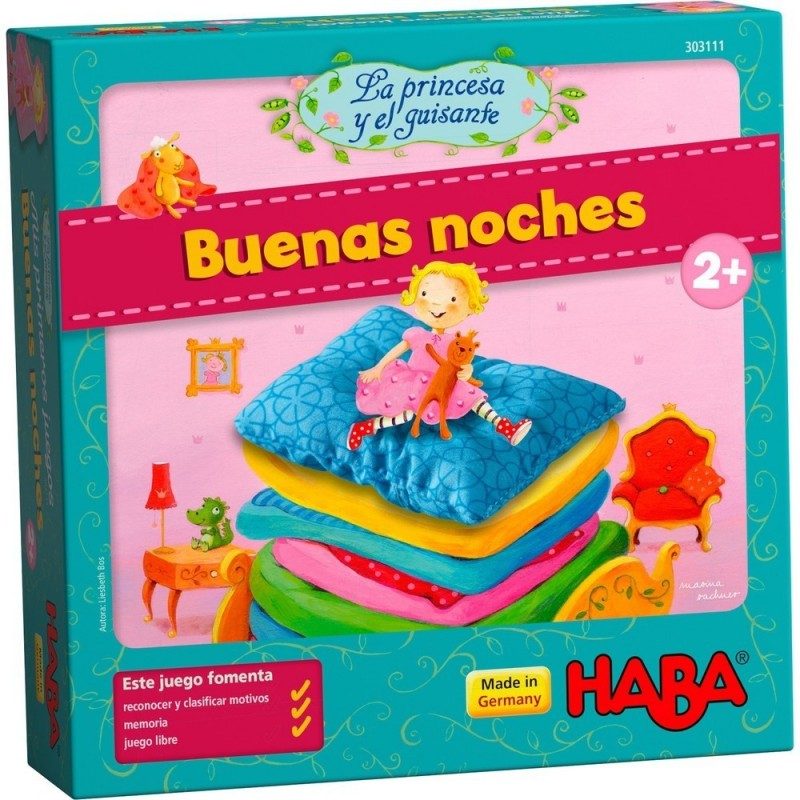mis primeros juegos la princesa y el guisante buenas noches