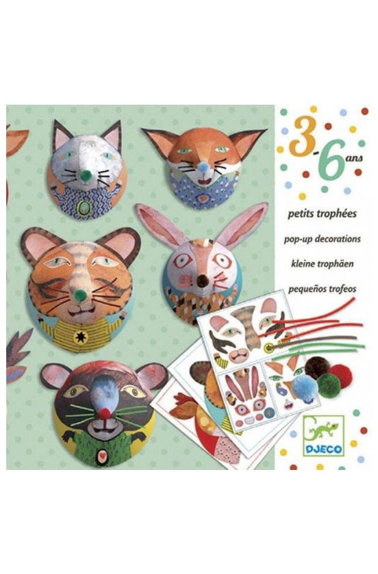 djeco pequenos trofeos galeria de retratos