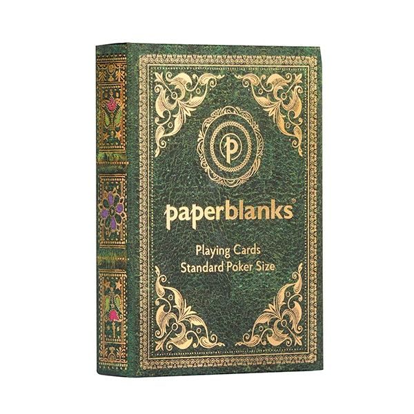 juego de naipes paperblanks apogeo 66x92x18mm con 54 cartas de poker