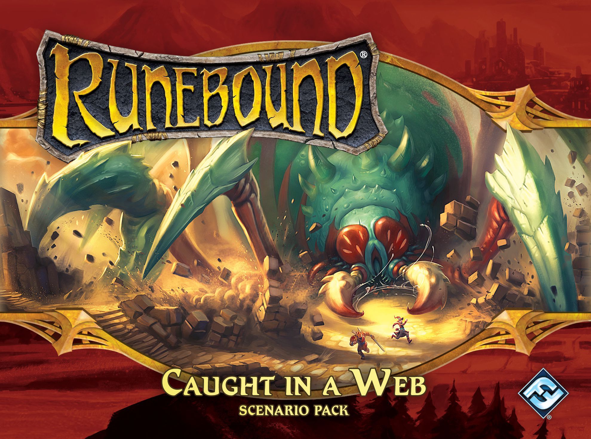 runebound 3rd edition caught in a web scenario pack