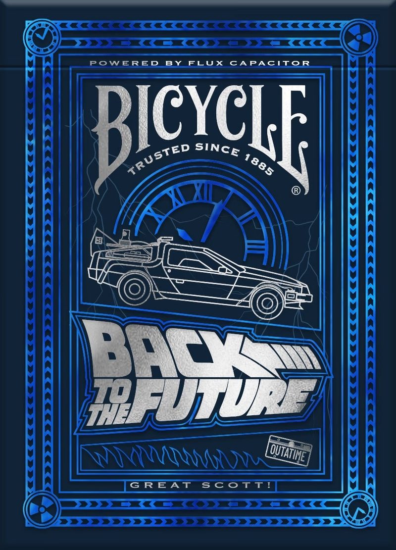 naipes baraja bicycle back to the future