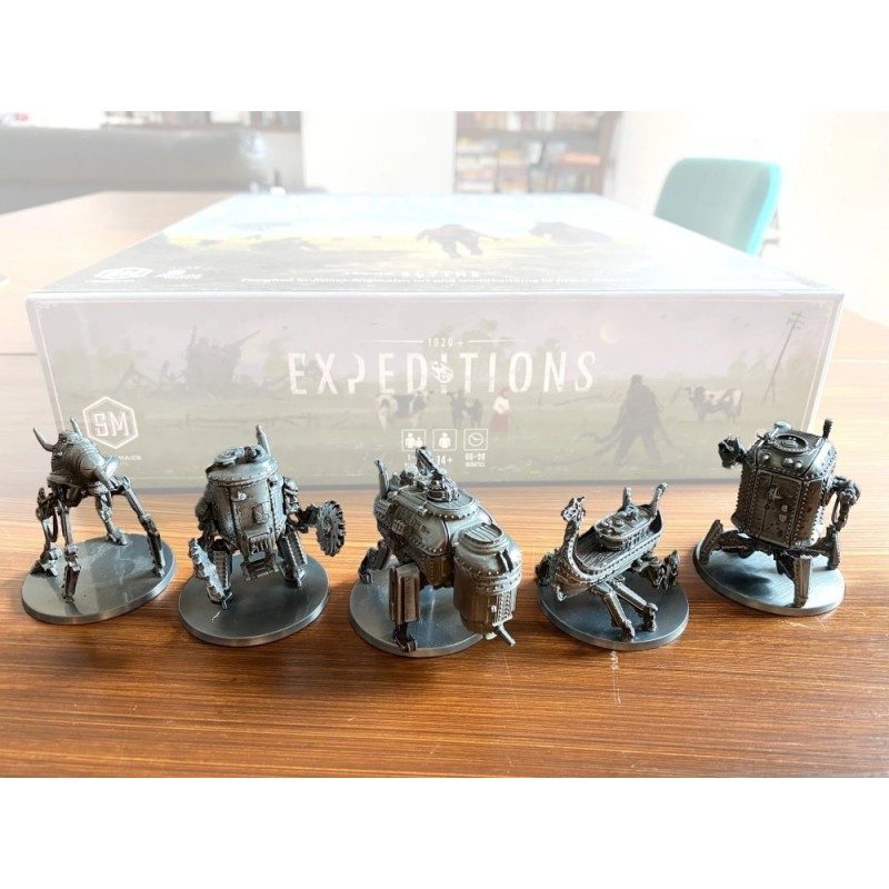 expediciones pack de mechs metalicos