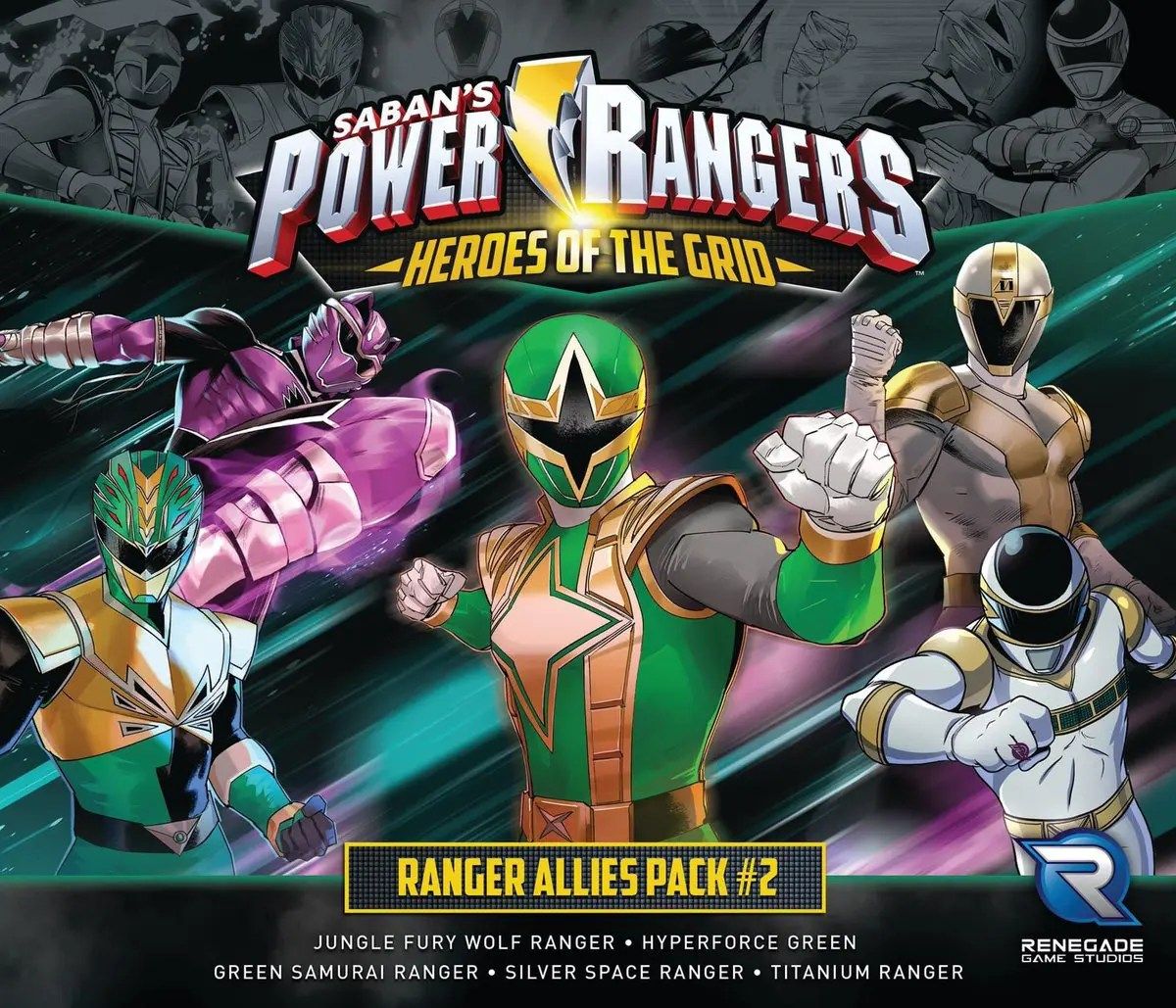 power rangers heroes of the grid ranger allies pack 2