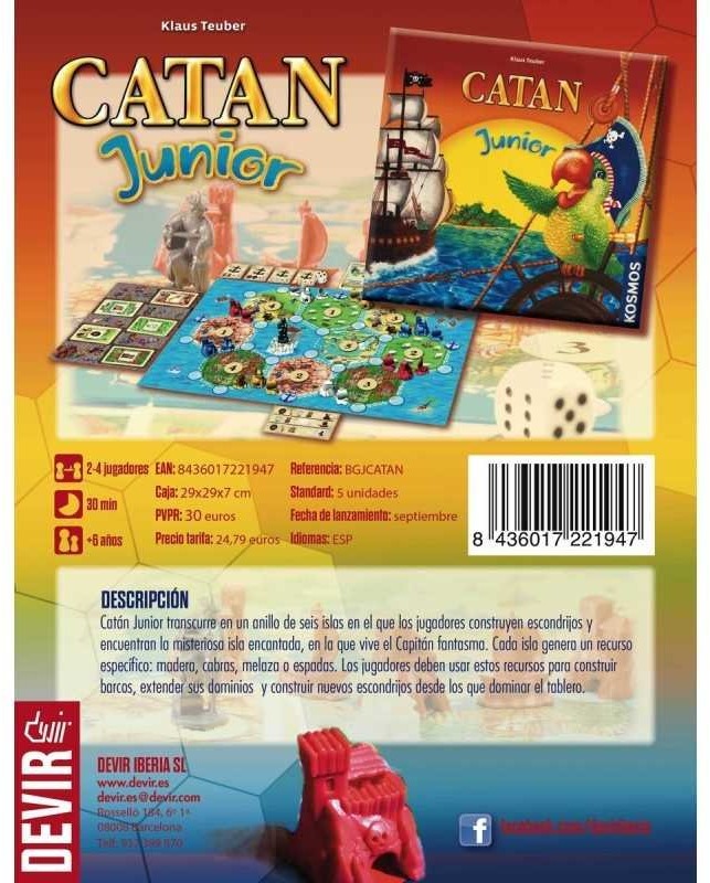 Catan Junior Edición Trilingüe