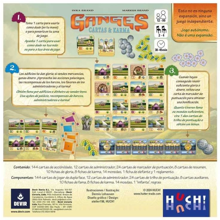 Rajas del Ganges - Cartas y Karma imagen 3
